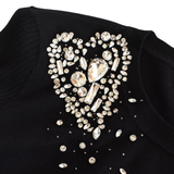 L'Agence 'Cesca Crystal' Sweater - Women's M