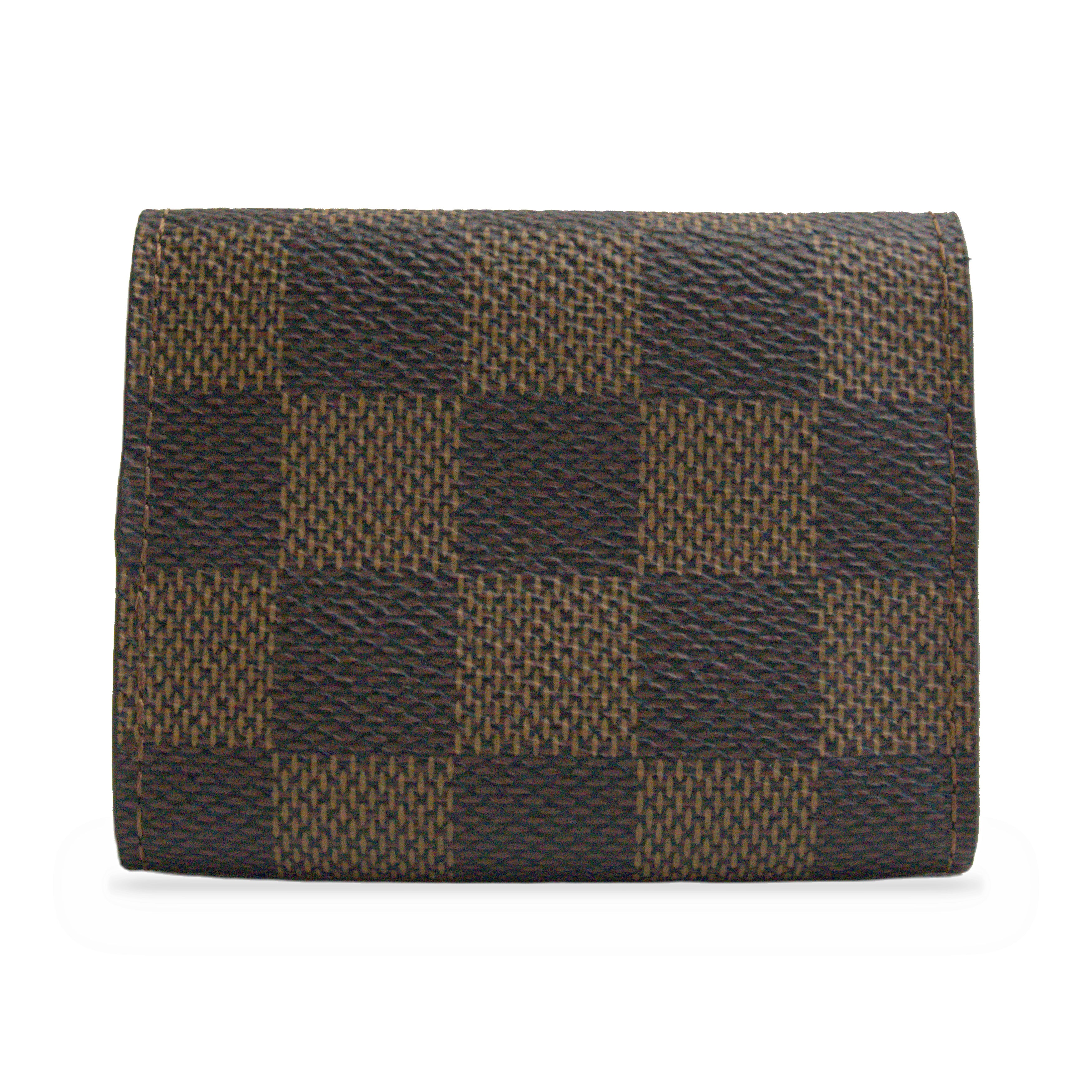 Louis Vuitton Brown Damier Compact Wallet back