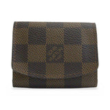 Louis Vuitton Brown Damier Compact Wallet front