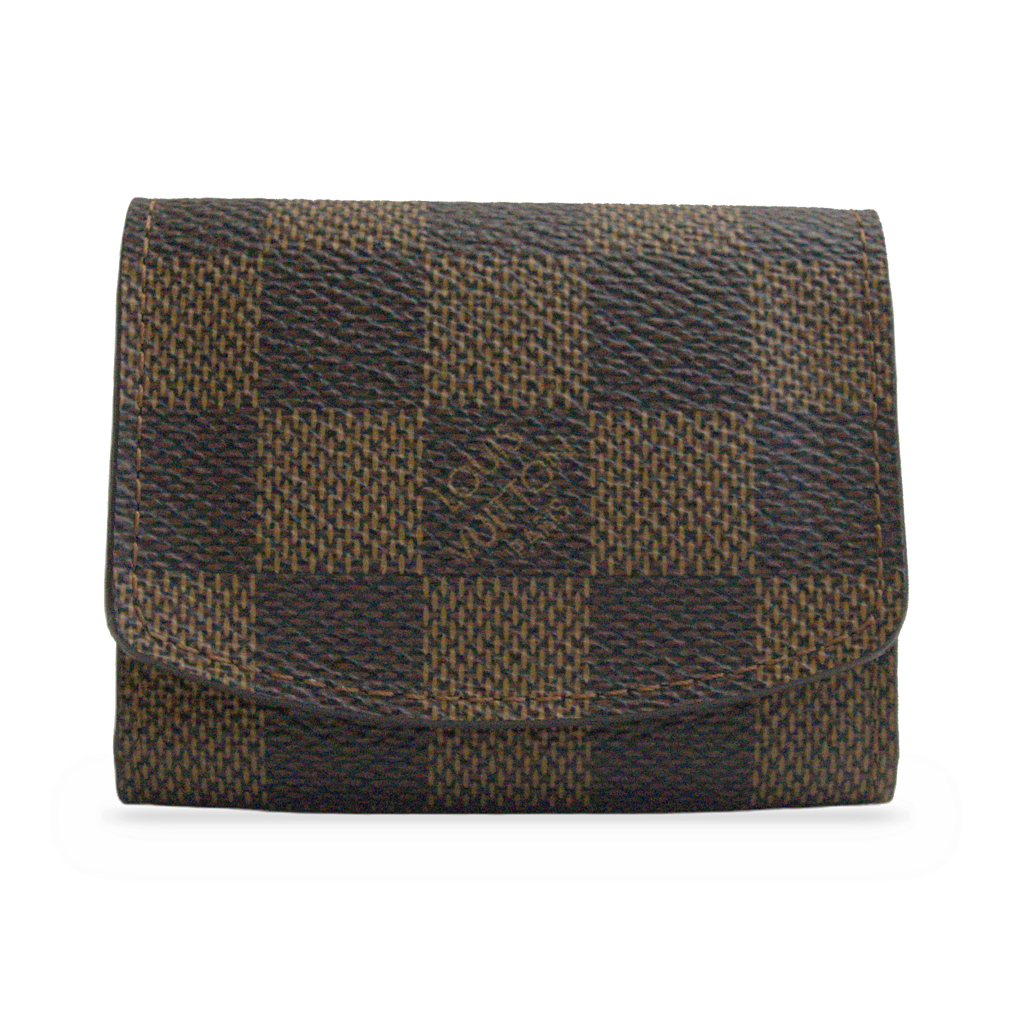 Louis Vuitton Brown Damier Compact Wallet front