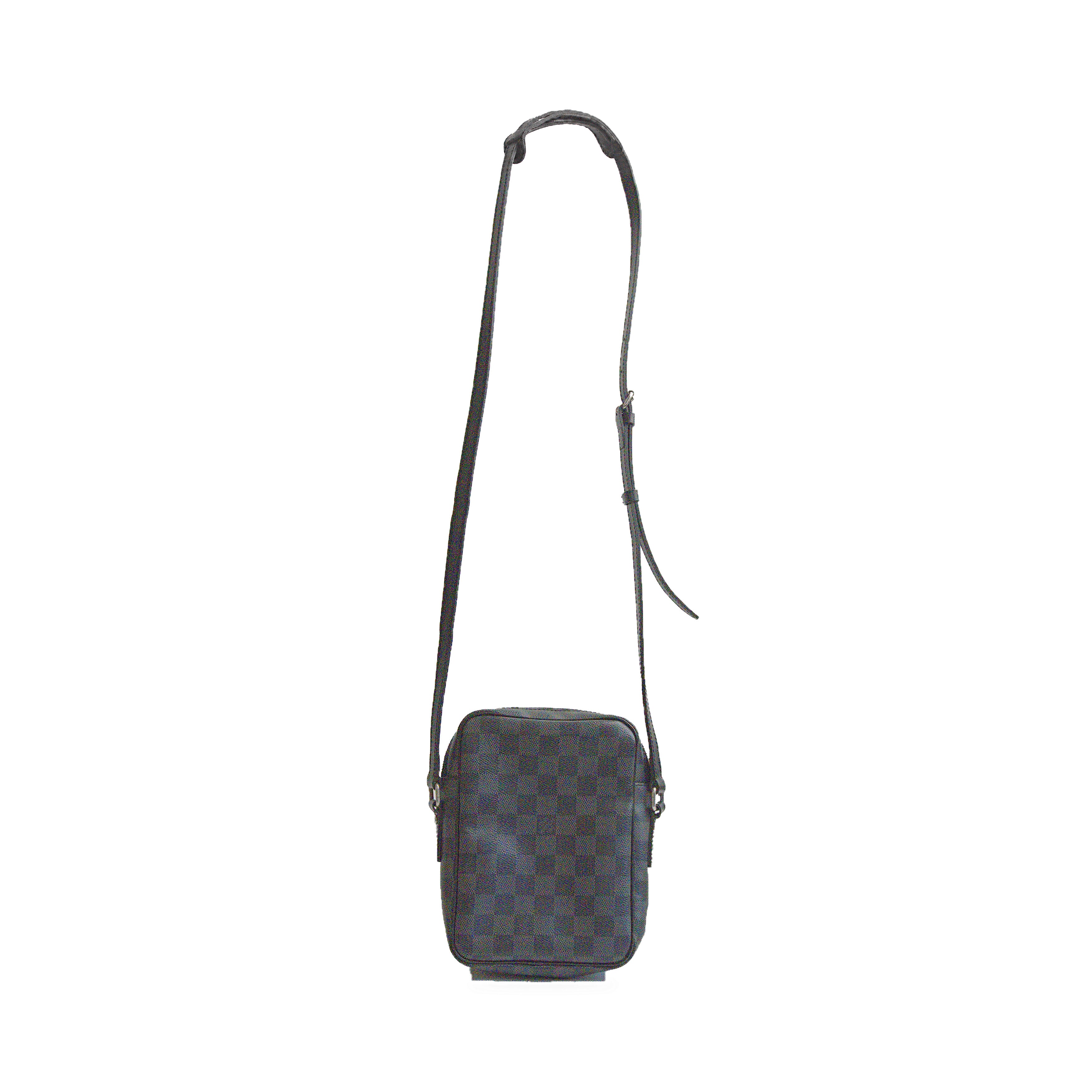 Louis Vuitton Grey Damier Crossbody Bag back
