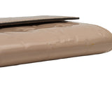 Louis Vuitton Beige Patent Wallet detail