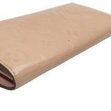 Louis Vuitton Beige Patent Wallet detail 2
