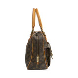 Louis Vuitton Brown Monogram Handbag side