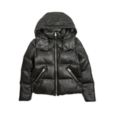 Mackage 'Tory' Leather Puffer Jacket - Women's XS
