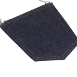 MM6 Denim Pocket Crossbody Chain Bag