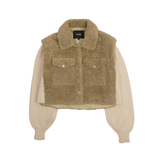 Maje 'Belia' Faux Fur Jacket - Women's 34