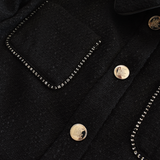 Maje Black Tweed Two Piece Set - Women's 38