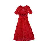 Maje 'Rinoui' Polka Dot Dress - Women's 34