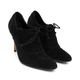 Manolo Blahnik Lace Up Booties - Women's 35