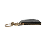 Maison Margiela Logo Zip Card Holder With Keychain