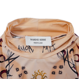 Marine Serre 'Punk Shaded Second Skin Tattoo' Top - Men's M