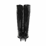 Marine Serre 'Maree Noir SS20' Patent Boots - Women's 38