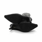 Marine Serre 'Maree Noir SS20' Patent Boots - Women's 38