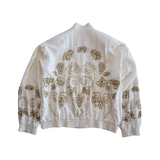 Marni Knits Embroidered Bomber Jacket - Women's M