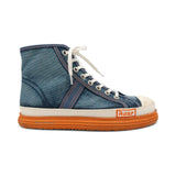 Martine Rose 'Blue Denim Basketball' High Top Sneakers - Men's 41