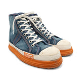 Martine Rose 'Blue Denim Basketball' High Top Sneakers - Men's 41
