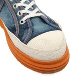 Martine Rose 'Blue Denim Basketball' High Top Sneakers - Men's 41