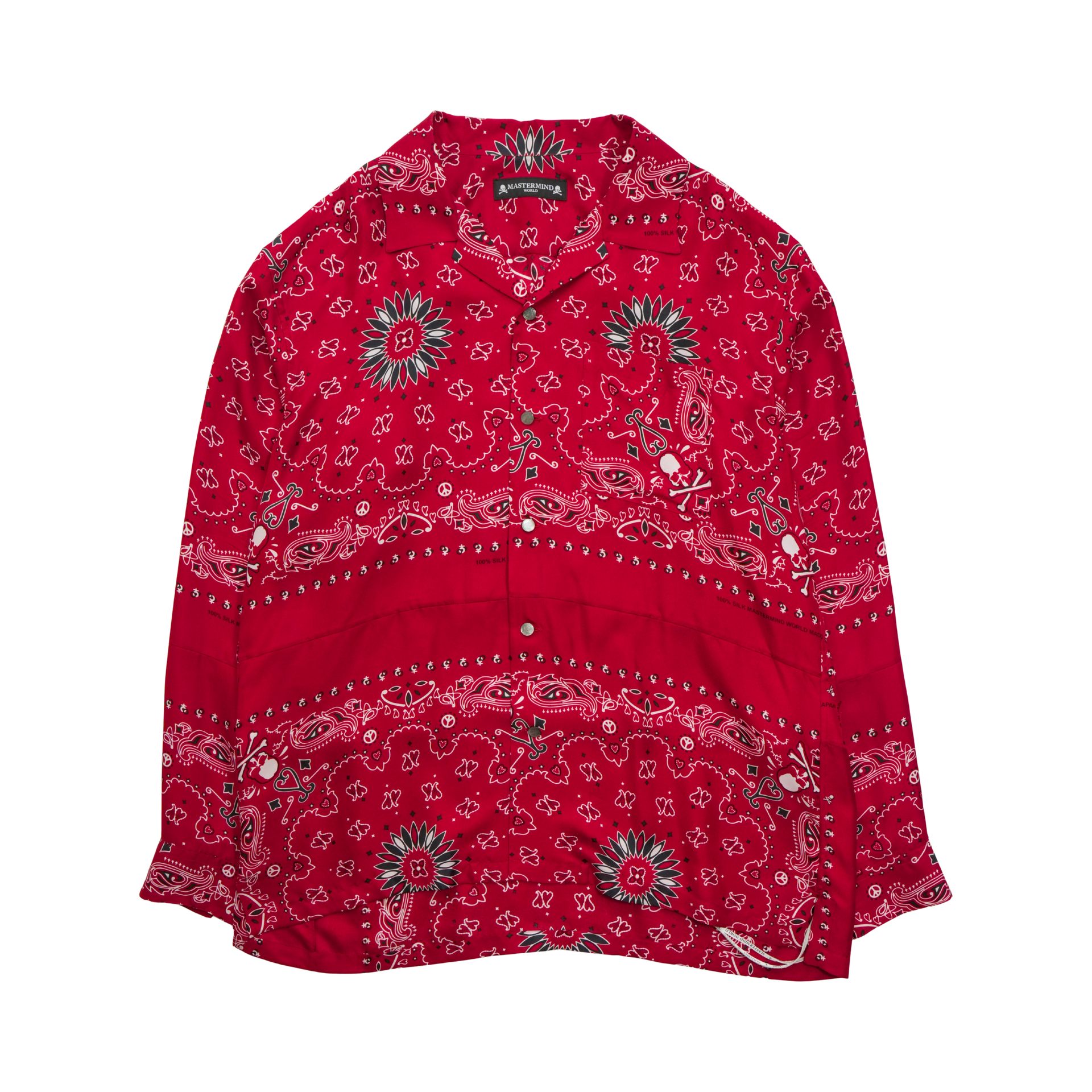 Mastermind World 'Bandana' Silk Shirt - Men's M – Fashionably Yours