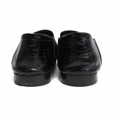 Max Mara Croc-Embossed Loafers - Women's 40