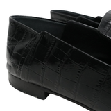 Max Mara Croc-Embossed Loafers - Women's 40