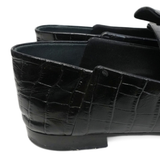 Max Mara Croc-Embossed Loafers - Women's 40