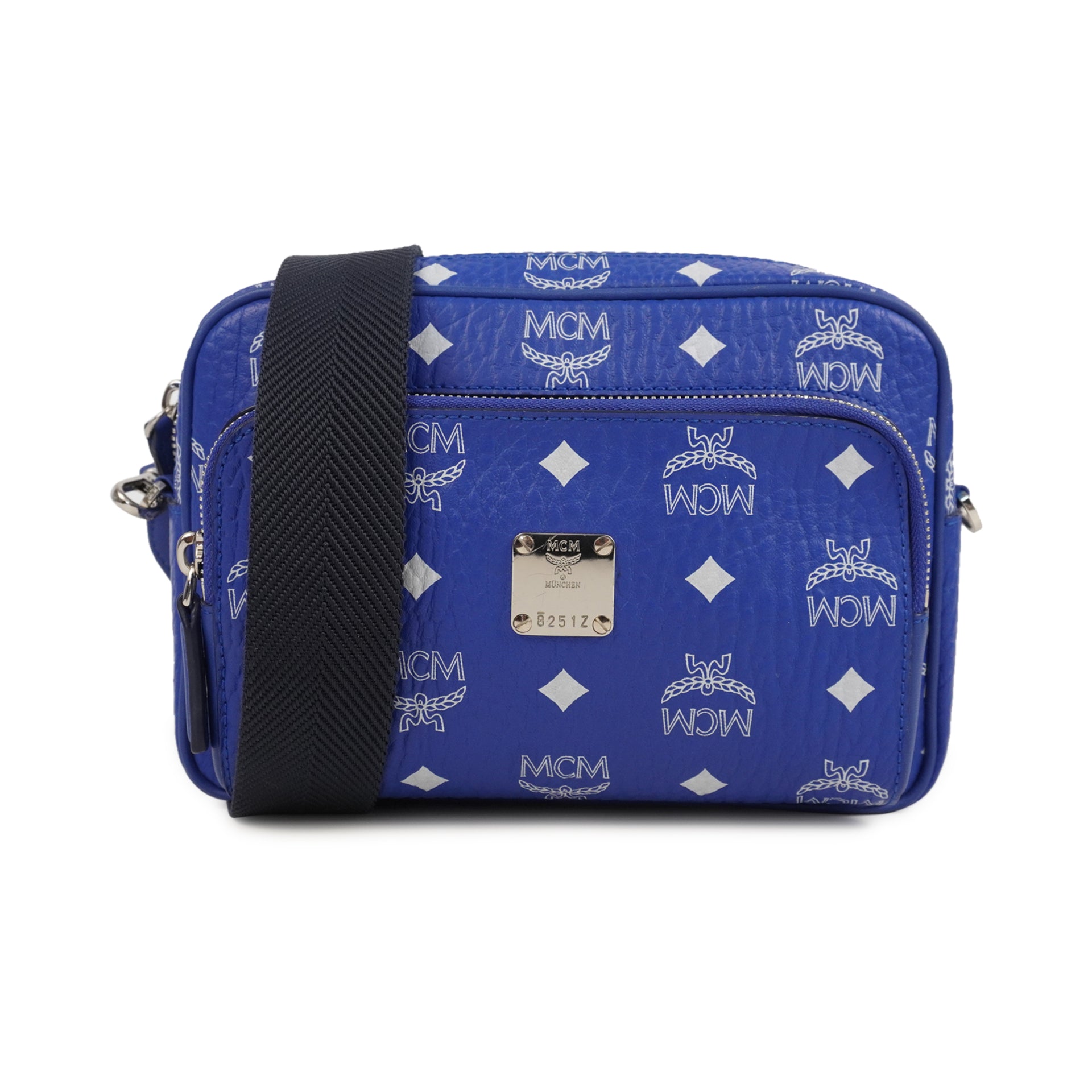 Mcm Crossbody Blue MCM Crossbody Bag – Fashionably Yours