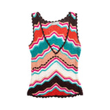 Missoni Crochet Zigzag Sleeveless Top - Women's M