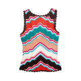 Missoni Crochet Zigzag Sleeveless Top - Women's M
