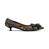 Miu Miu Crystal Kitten Heel Pumps - Women's 41