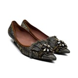 Miu Miu Crystal Kitten Heel Pumps - Women's 41