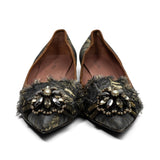 Miu Miu Crystal Kitten Heel Pumps - Women's 41