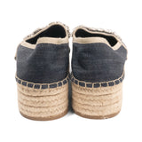 Miu Miu Crystal Embellished Platform Espadrilles - Women's 41