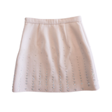 Miu Miu Mini Rhinestone Skirt - Women's 38
