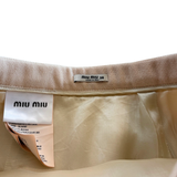 Miu Miu Mini Rhinestone Skirt - Women's 38