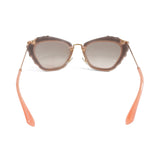 Miu Miu 'Noir 04Q' Rhinestone Cateye Sunglasses