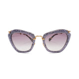 Miu Miu '10NS' Glitter Sunglasses
