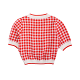 Miu Miu Gingham Cardigan - Women's M