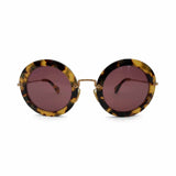 Miu Miu Rounded Sunglasses