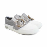 Miu Miu Crystal Buckle Sneakers - Women's 37