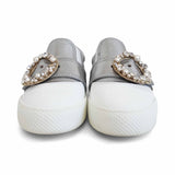 Miu Miu Crystal Buckle Sneakers - Women's 37