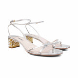 Miu Miu Crystal Embellished Sandals - Women's 40