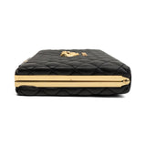 Love Moschino Quilted Clutch