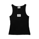 Moschino Jeans Ribbed Logo Tank - Women's L