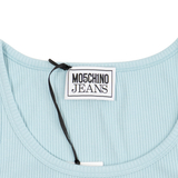Moschino Jeans Stretch Ribbed Tank Top - Women's M