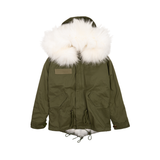 Mr & Mrs Italy 'Mini Parka With Fur' - Women's XS