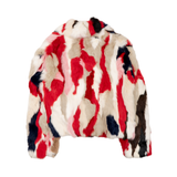 MSGM Rabbit Fur Coat - Women's 42