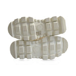 Moncler Ivory Lace Up Boots sole