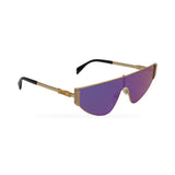 Moschino Gold Iridescent Sunglasses side