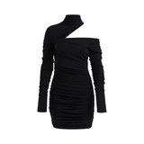 Mugler x H&M 'Gathered One Shoulder' Mini Dress - Women's M